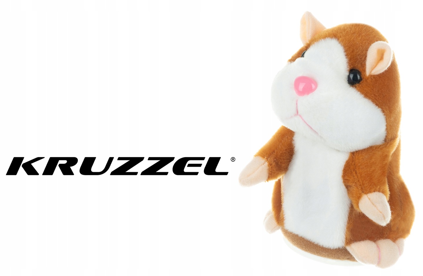 CHOMIK INTERAKTYWNY GADAJĄCY ZABAWNY PLUSZAK ŚPIEWA POWTARZA PRZEDRZEŹNIA Wysokość produktu 16 cm