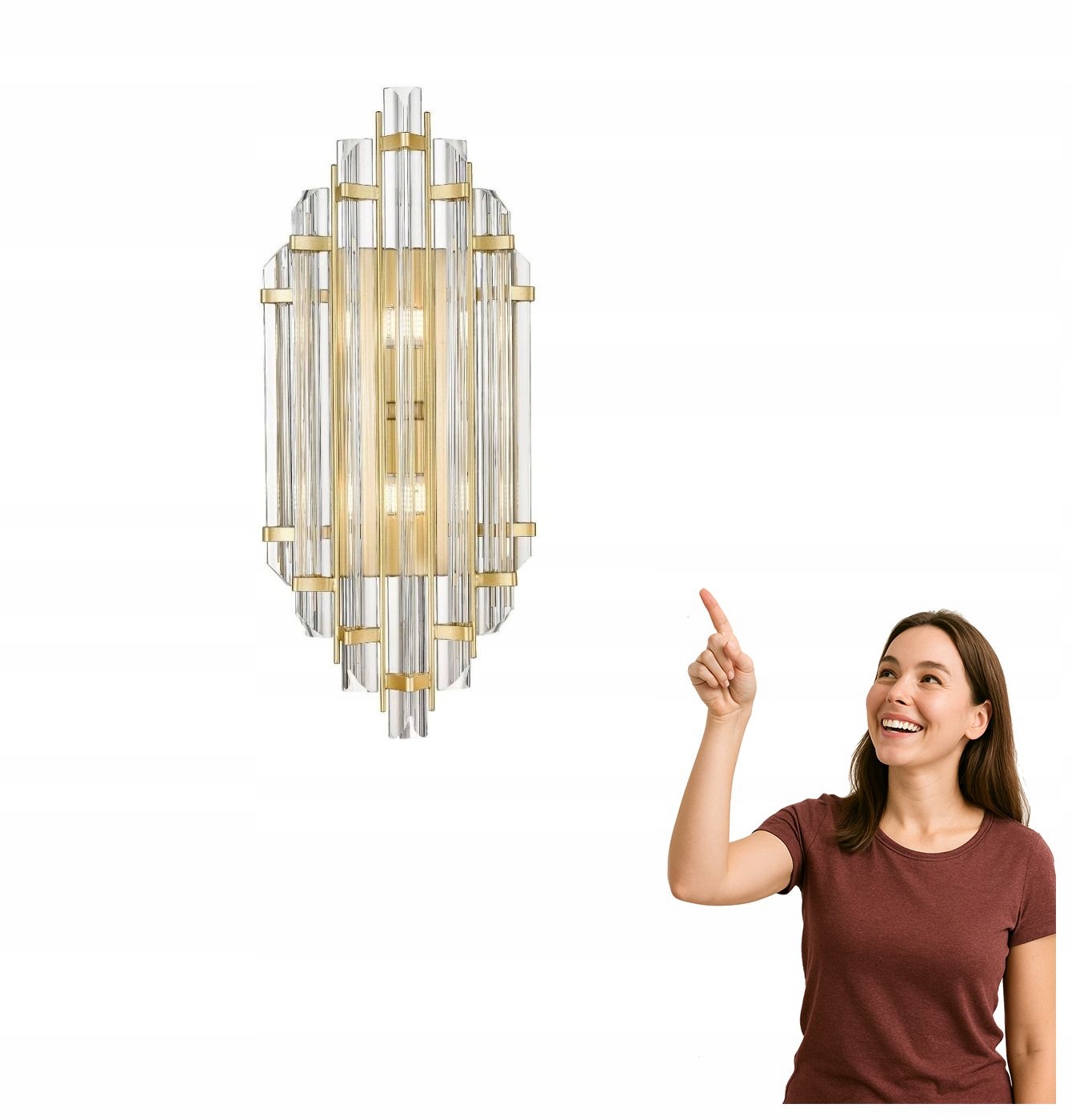 Nástenná lampa Alexandria W0556-02A-V7V7 Zuma Line