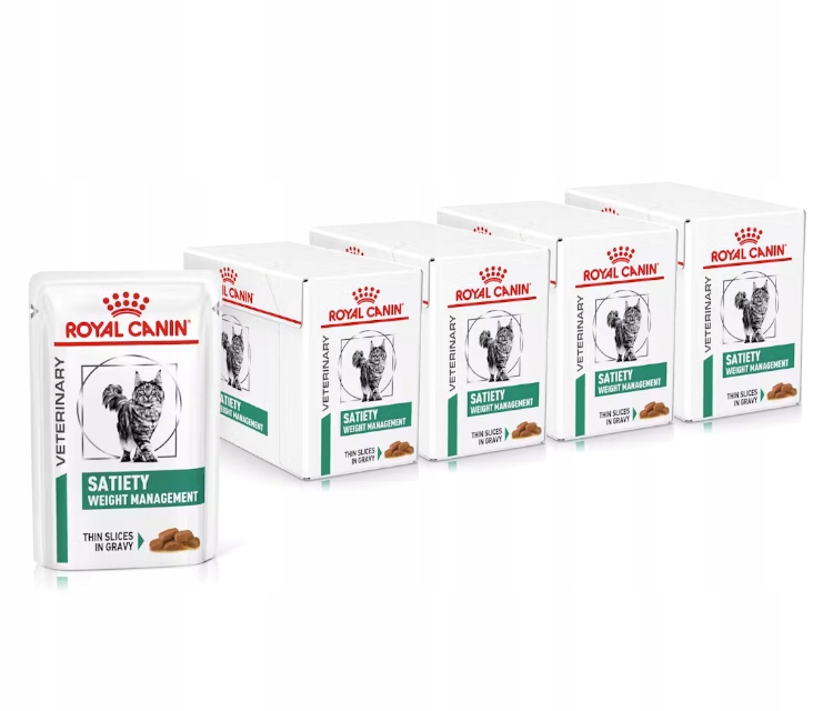 Royal Canin Vet Satiety Weight Management 48x85g Mokra Karma Dla Kota Sos