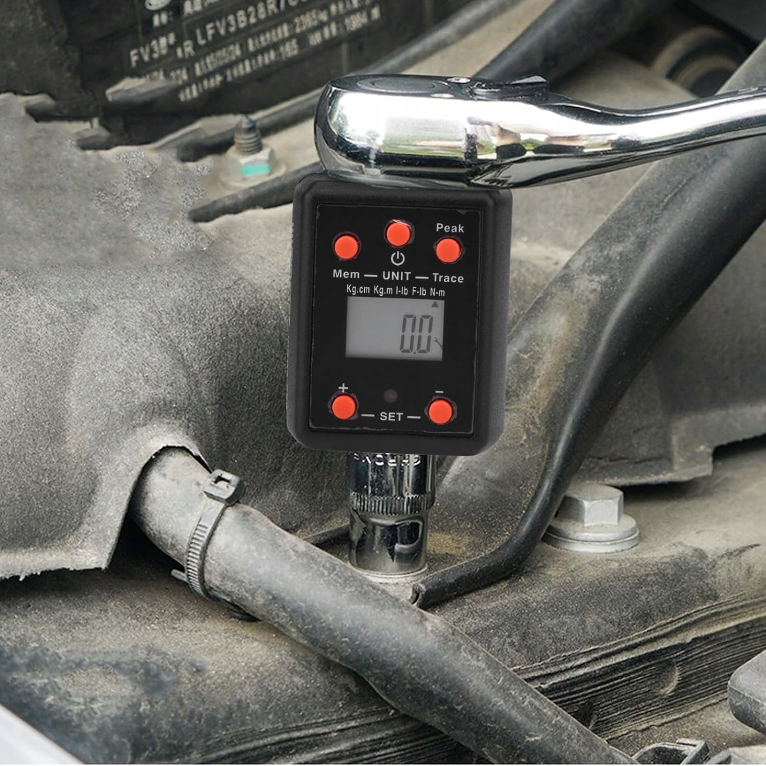 Cyfrowy klucz dynamometryczny 1/4 cala 6-30Nm adapter dynamometryczny Marka Optima