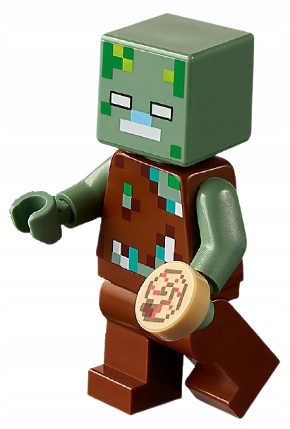 LEGO фигурка Утонул Utopiec Зомби - Minecraft