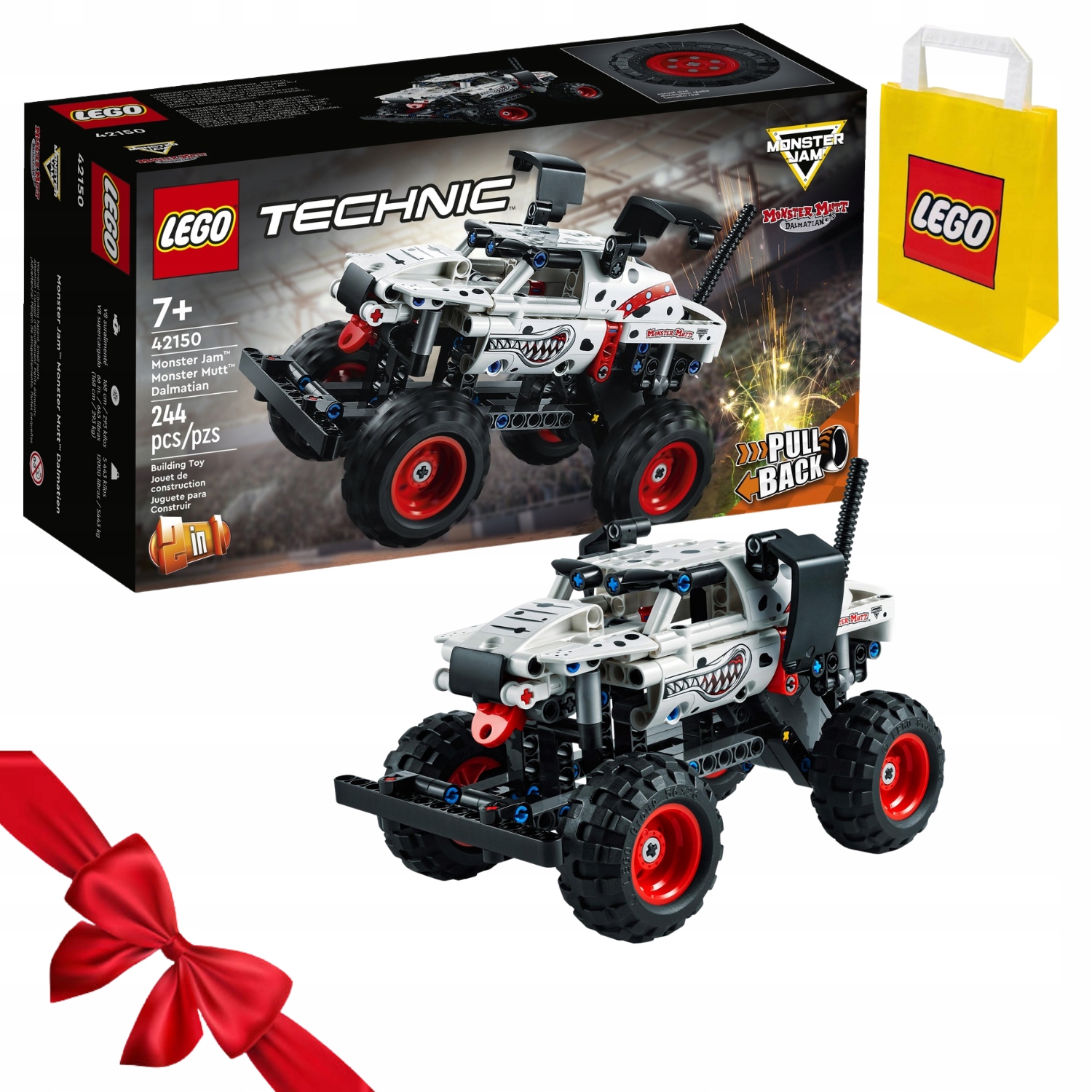 Zestaw Klocków Lego Lego Technic Monster Jam Mutt Dalmatian 42150 Top