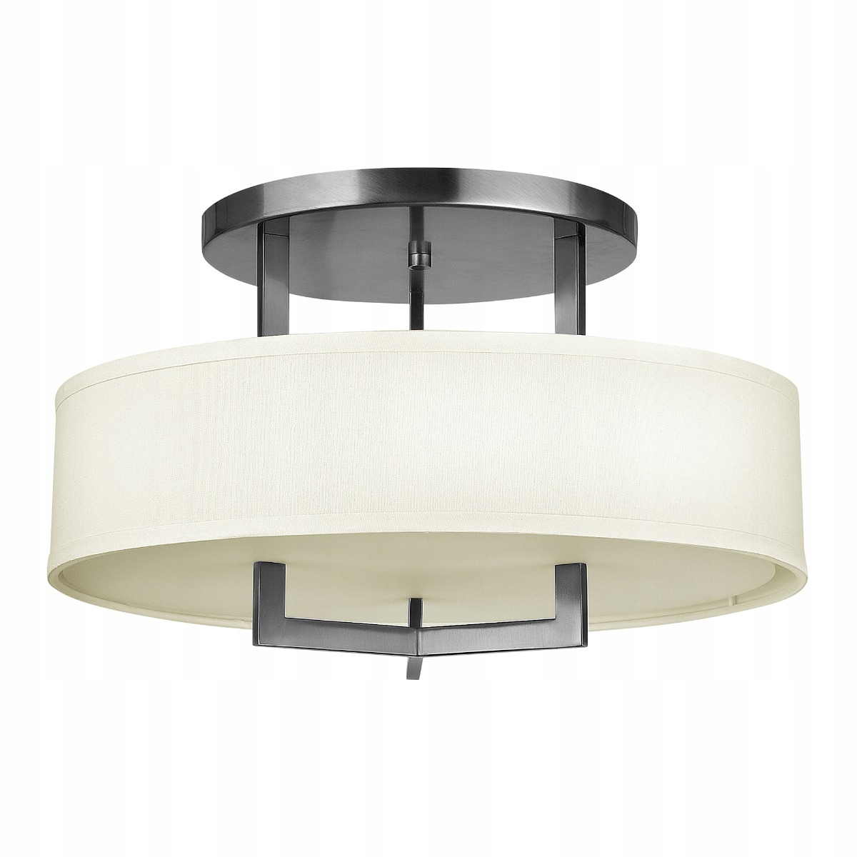 Stropní svítidlo 3xE27 60W nikl Hampton Hinkley IP20 bez žárovek