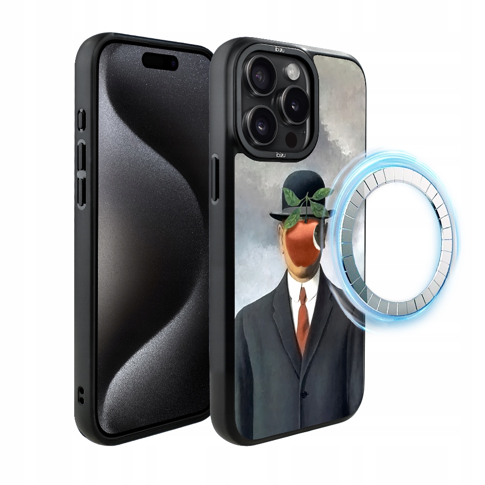 Pouzdro pro iPhone 15 Pro Max Ibizu DropGuard Matt s MagSafe, syn člověka