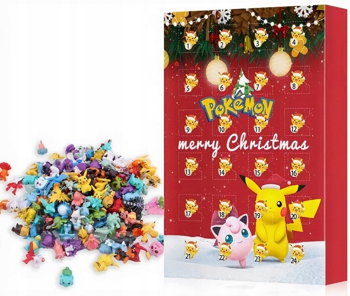 

Zestaw Pokemon Kalendarz Adwentowy z figurkami 24