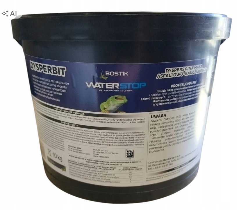 Masa bitumiczna DYSPERBIT BOSTIK czarny 10 l