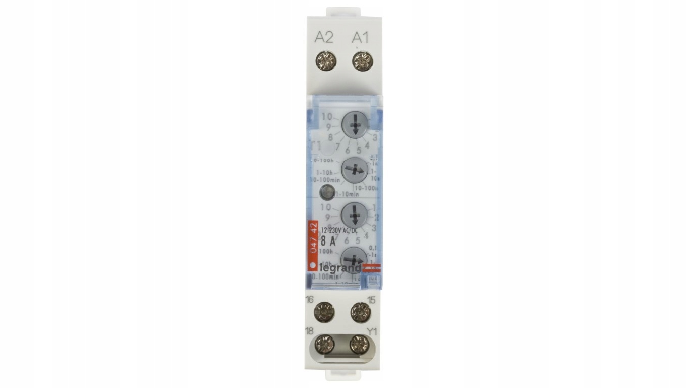 Przekaźnik Czasowy Legrand RC322 12-230V Cykliczny 0.1s-100h 004742