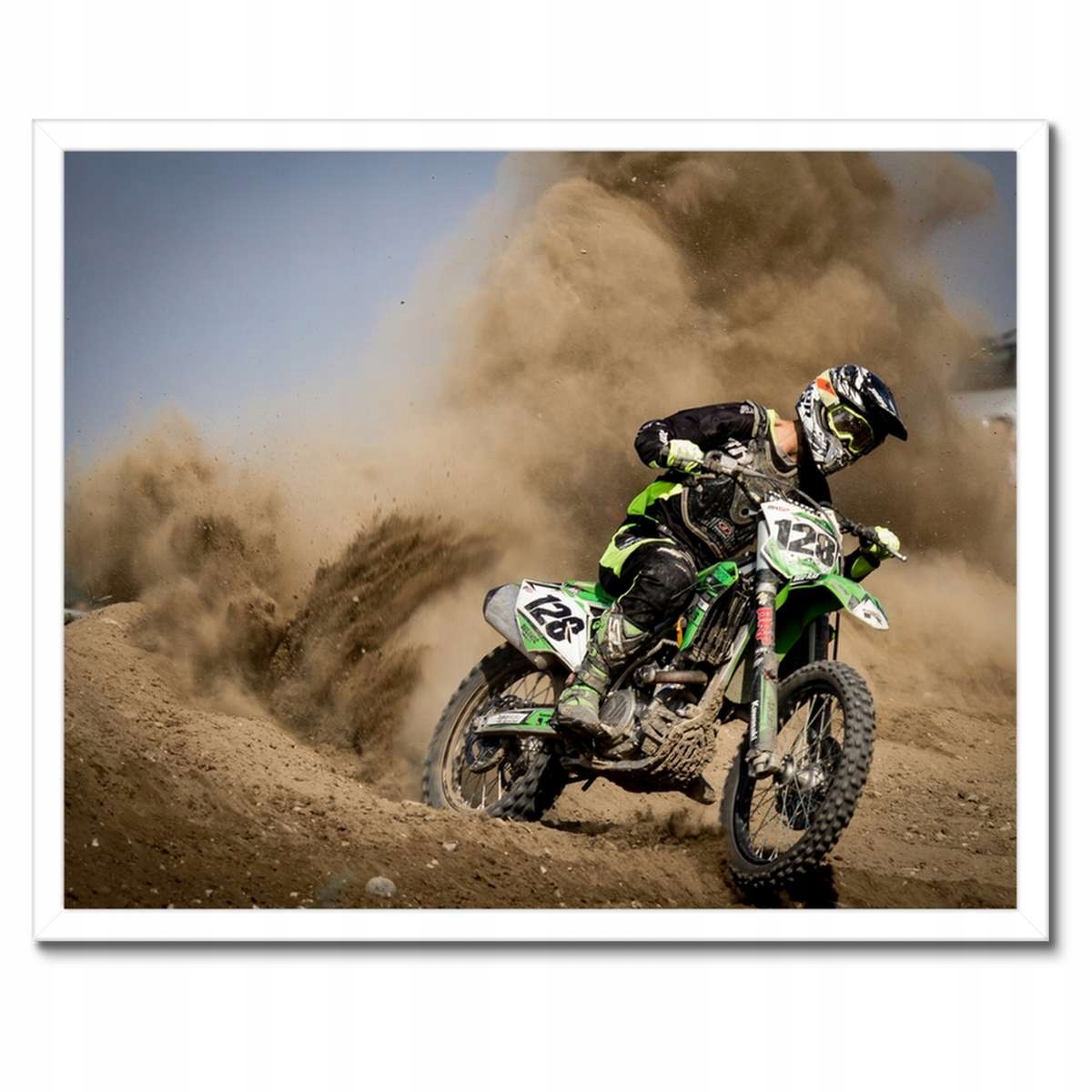 Plakáty v rámu 50x40 MotoCross Motocykl Motor