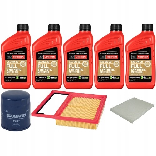 MOTORCRAFT 0W20 4,7L + FILTR LINCOLN MKZ 2,0 13-20