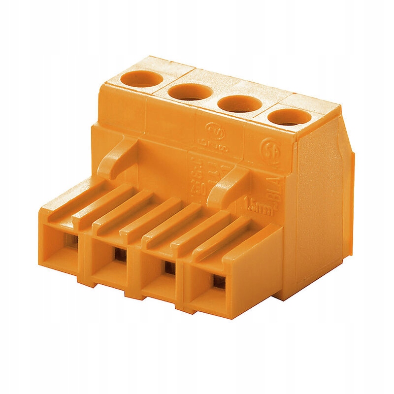 Złącze Pcb Weidmüller Bla 4 Sn Or 5.08mm 4-pin pomarańczowe 90 szt
