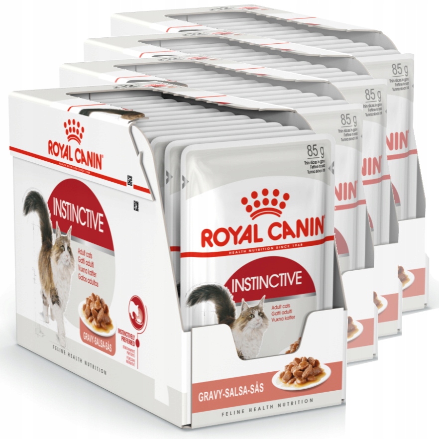 Levně Royal Canin Instinctive Fhn 48x85 g Krmivo Vlhké v omáčce pro vybíravé kočky