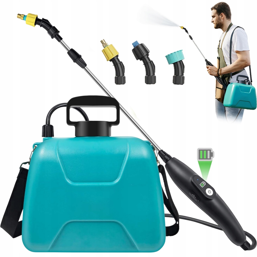 Elektrický Akumulátorový Postřikovač 8L 2.2Ah Teleskopický 60 cm Dezinfekce