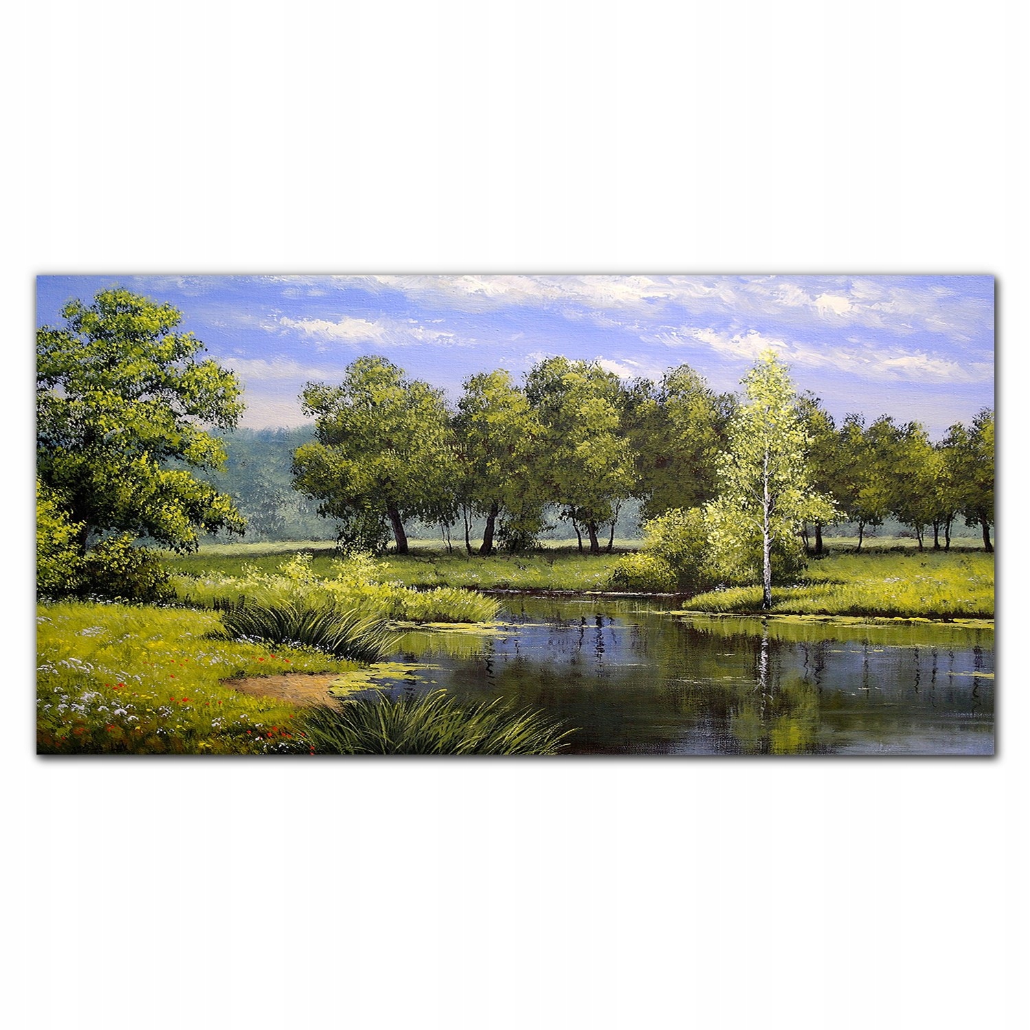 

Obraz akryl na prezent ścienny 120x60 Drzewa woda