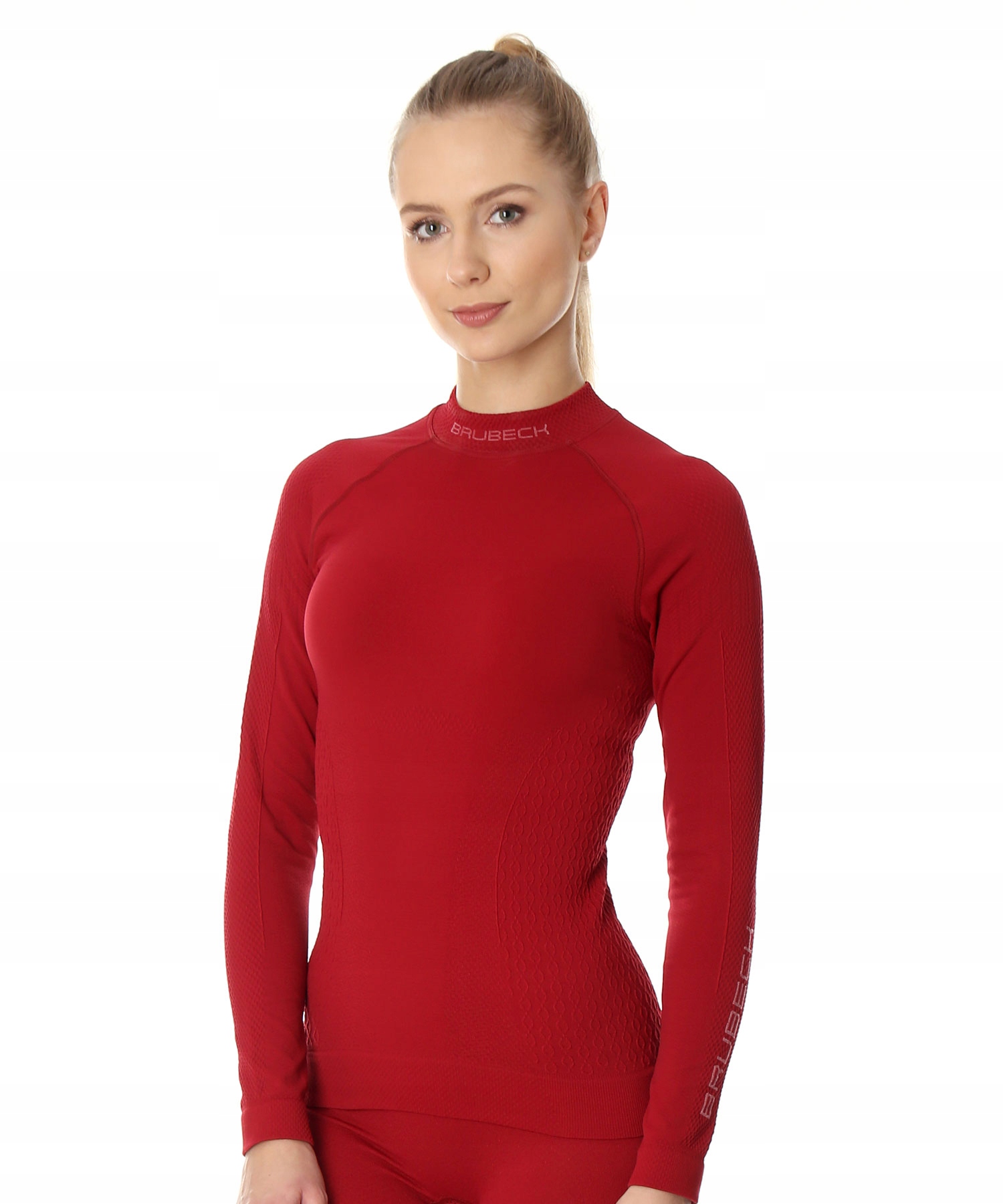 Bluza damska Extreme Thermo do sportów zimowych Brubeck bordowy M