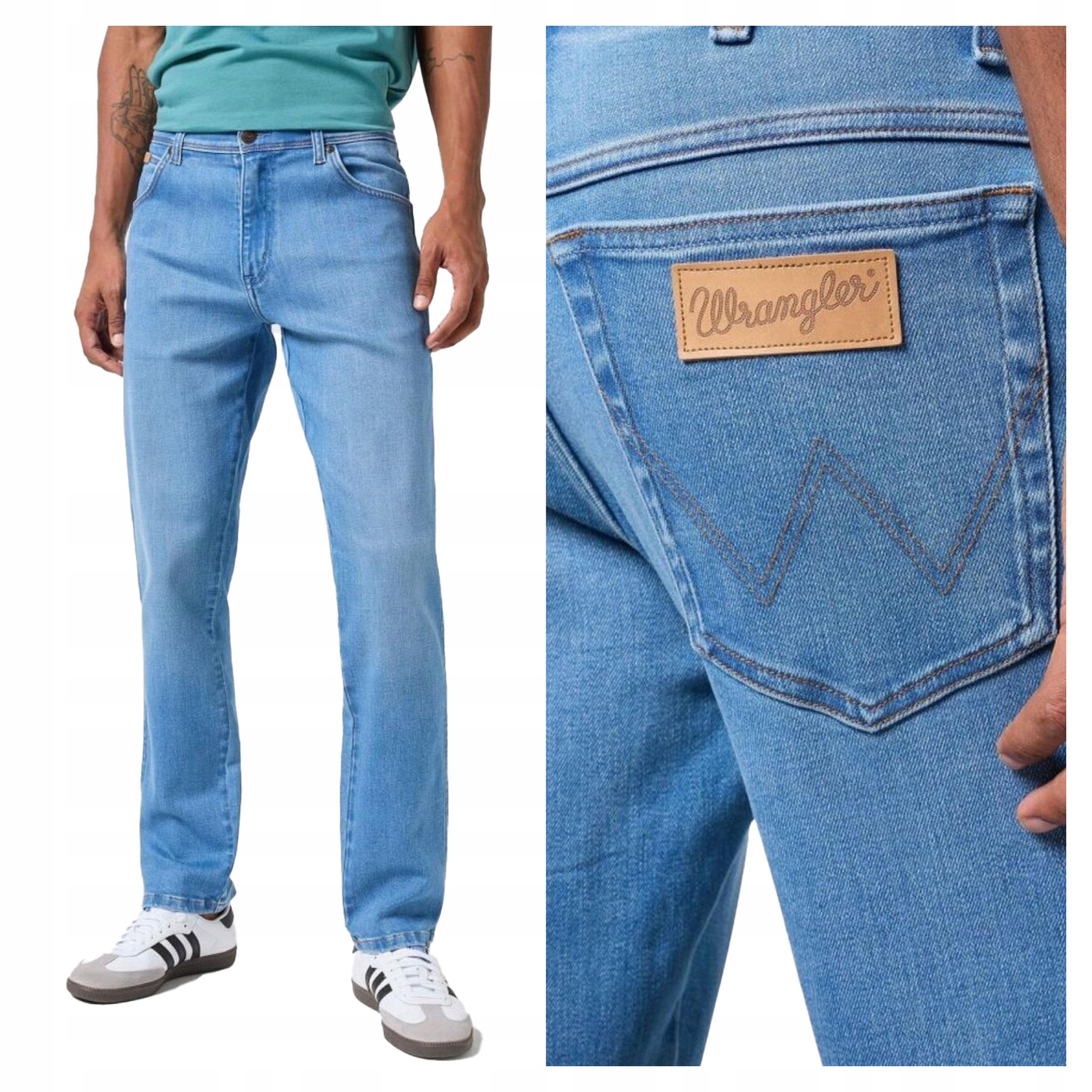 Pánské přiléhavé džínové kalhoty Wrangler Texas Slim 36/34
