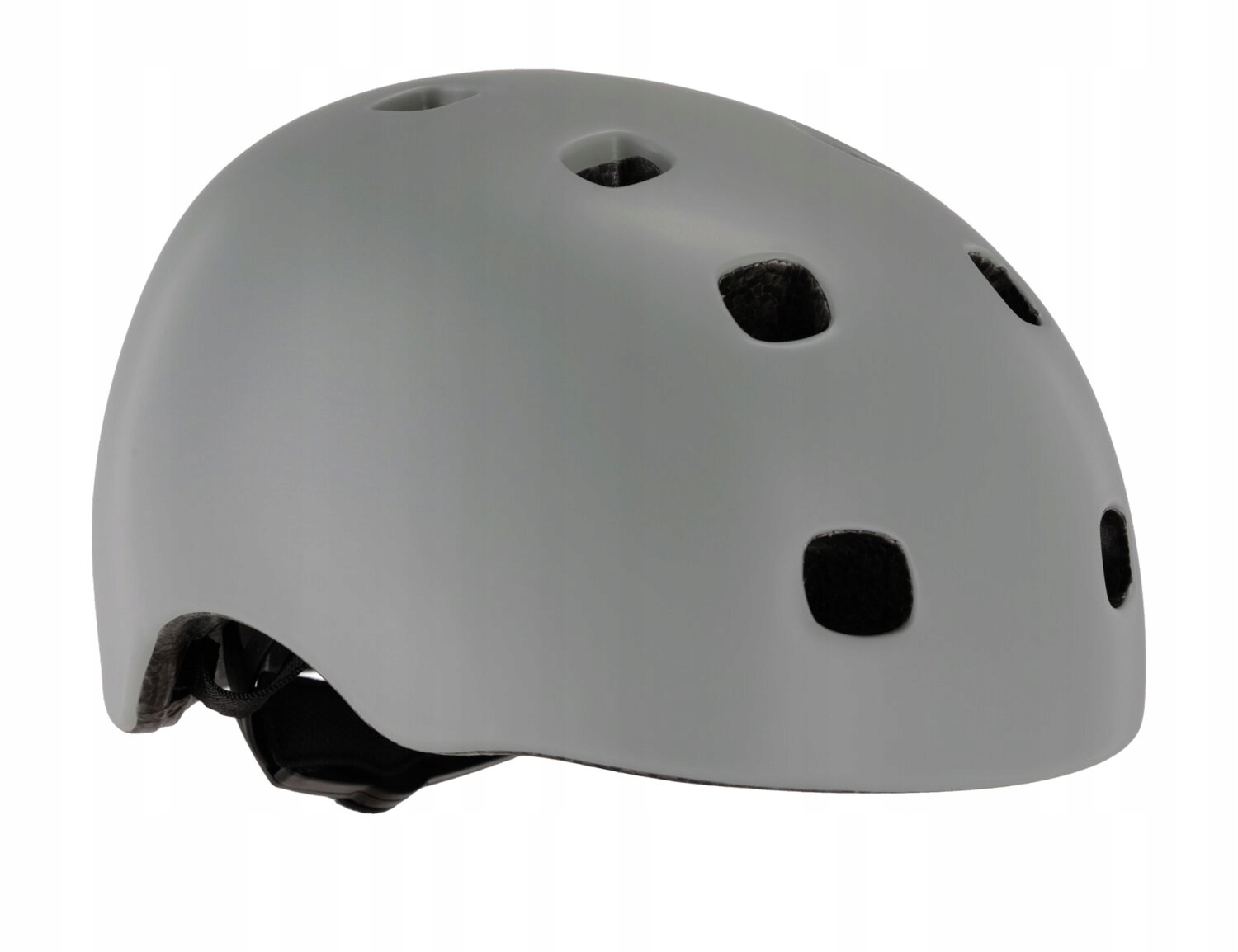 Kask rowerowy dziecięcyKross Kids Hero roz. Xs 48-53 cm szary lekki