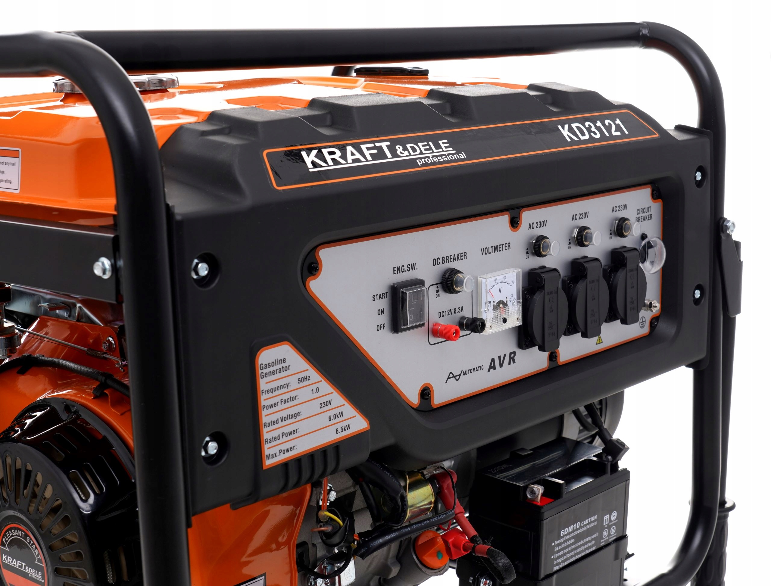 AGREGAT PRĄDOTWÓRCZY GENERATOR PRĄDU 6500W 9,5KM Model KD3121