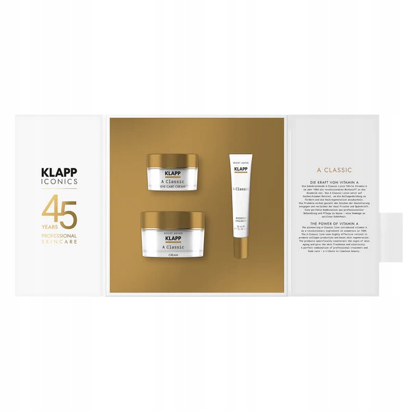 Klapp Iconics A Classic 3 W1 Krém 50 ml oční krém 15 ml booster 20 ml