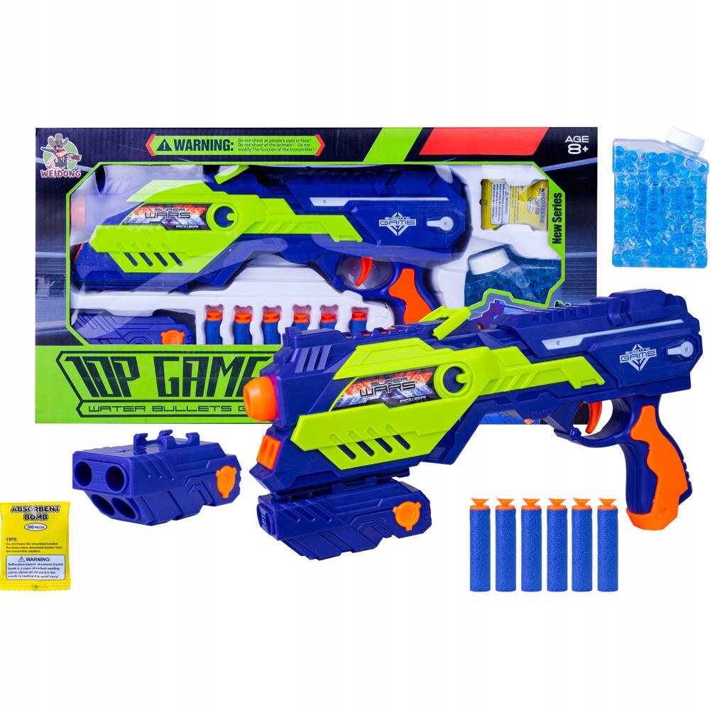 WYRZUTNIA KARABIN Na Kulki Wodne STRZAŁKI PISTOLET Marka NORIMPEX