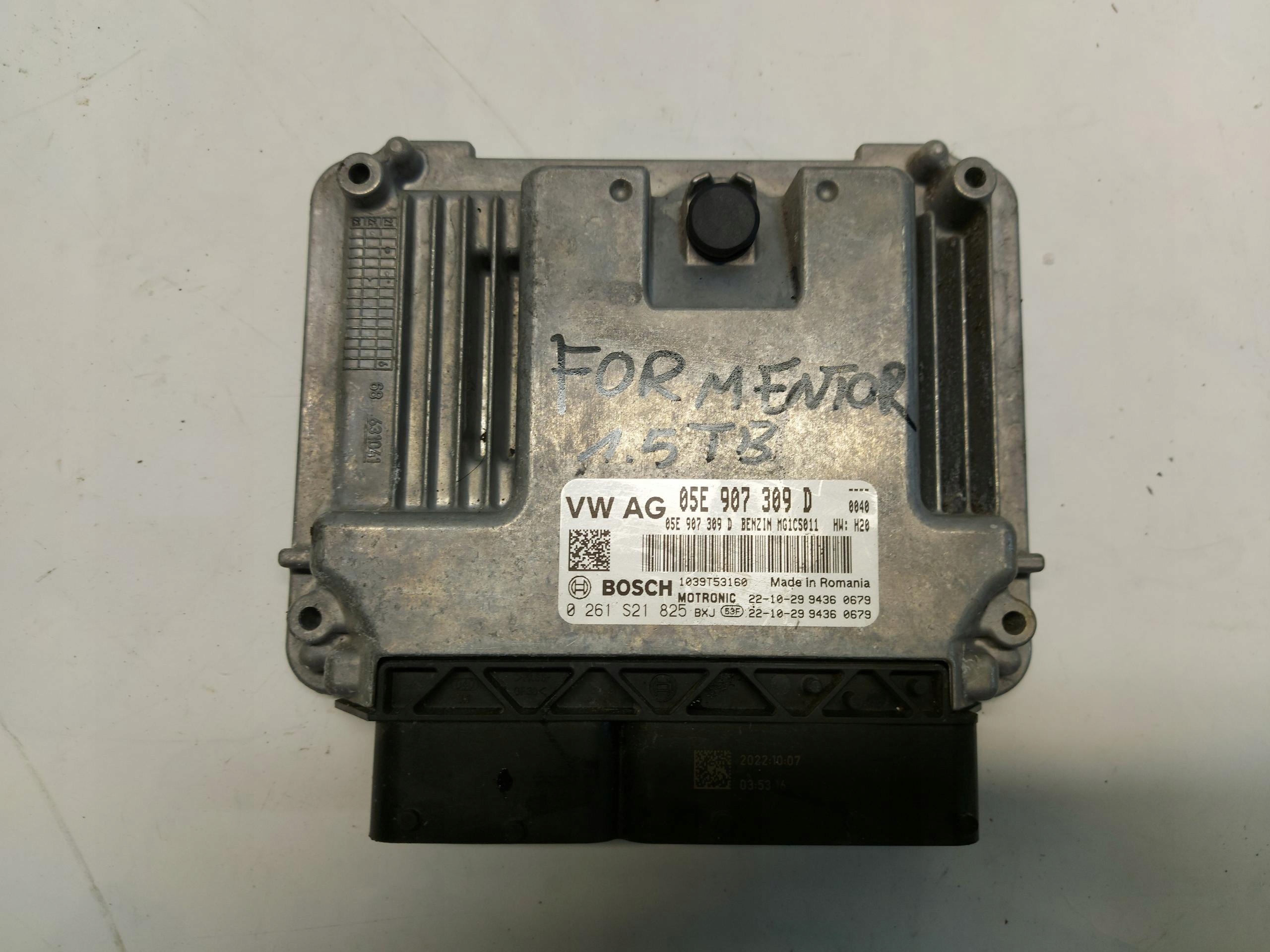 CUPRA FORMENTOR 5FF computer control unit of the engine 05E907309D