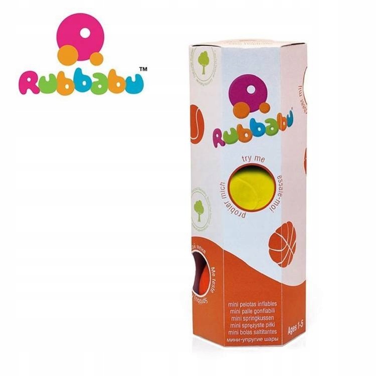 RUBABBU 3 Małe Sensoryczne Piłki Sportowe 20190 EAN 8904001201904