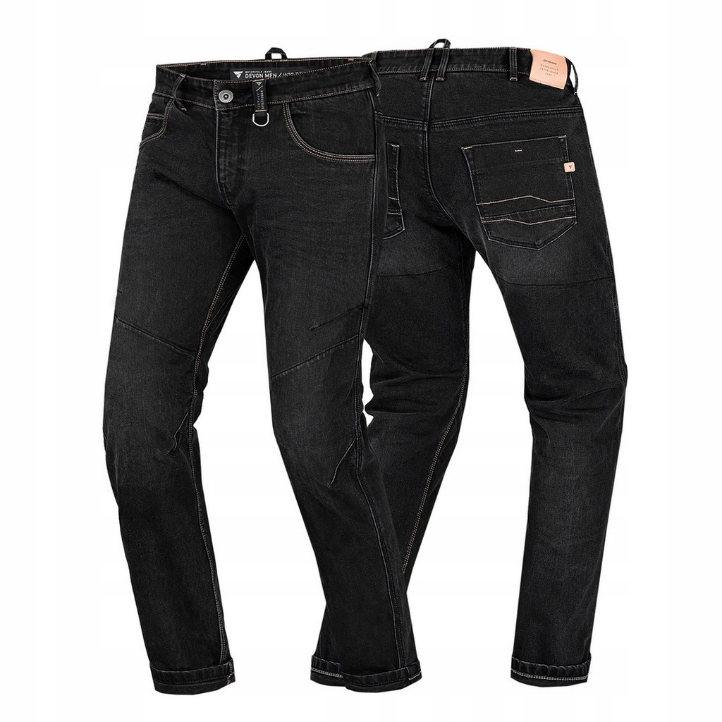 MĘSKIE SPODNIE JEANS SHIMA DEVON MEN BLACK r 38L