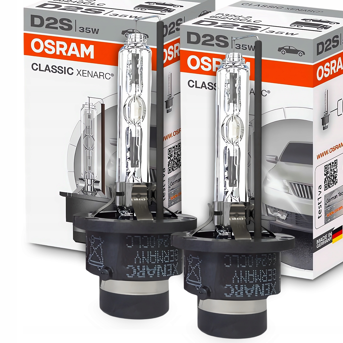 2x D2S Osram Original Xenarc Žiarovky Xenon Žiarovka Horák Xenón Originálne