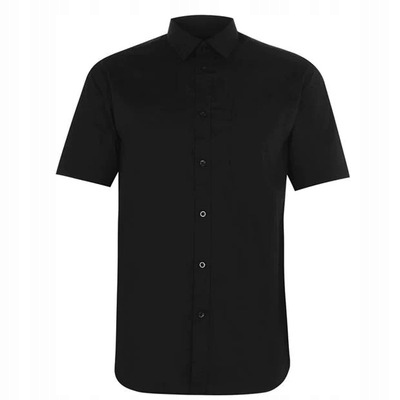 Čierna košeľa s krátkym rukávom Pierre Cardin, Veľkosť L