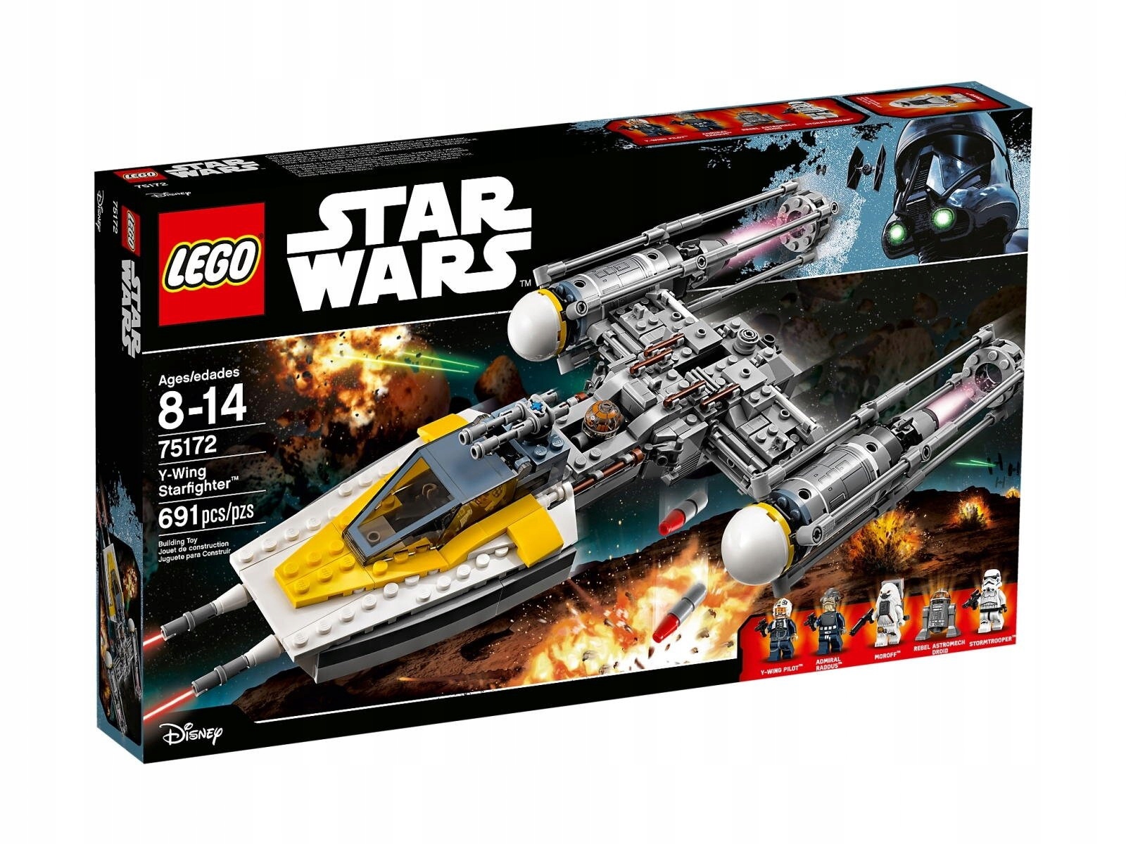 Lego Star Wars 75172 Y-Wing Starfighter Nové