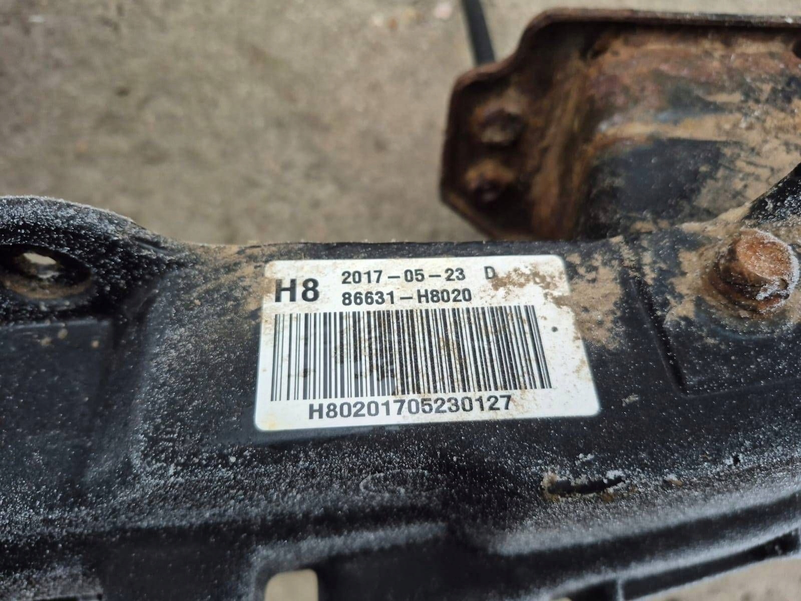 KIA RIO IV 4 bumper support rear part STREFY complete 86631-H8020 2017