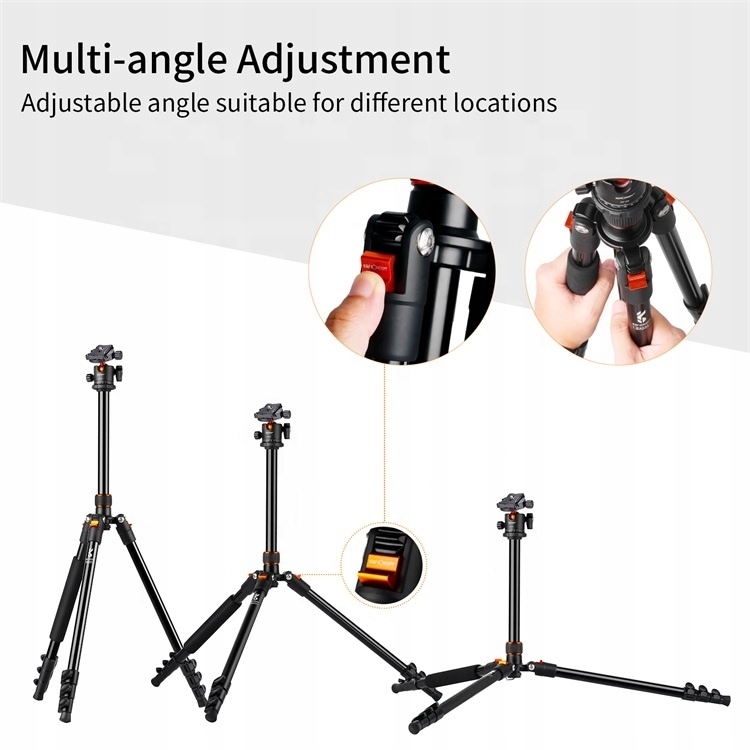 TRIPOD/STATYW K&F ALU/MAG 161CM NOWOŚĆ SA234 Model SA234