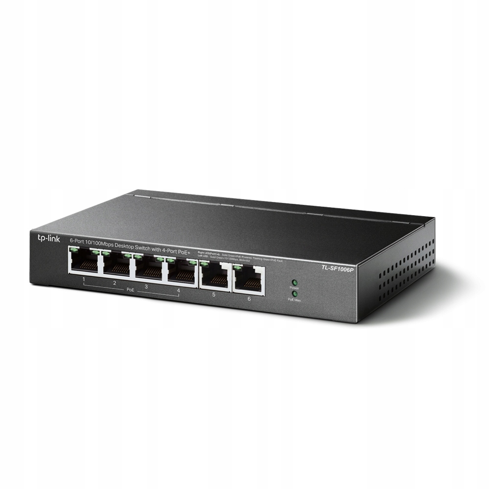 Tp-link přepínač SF1006P 6xFE (4xPoE+)