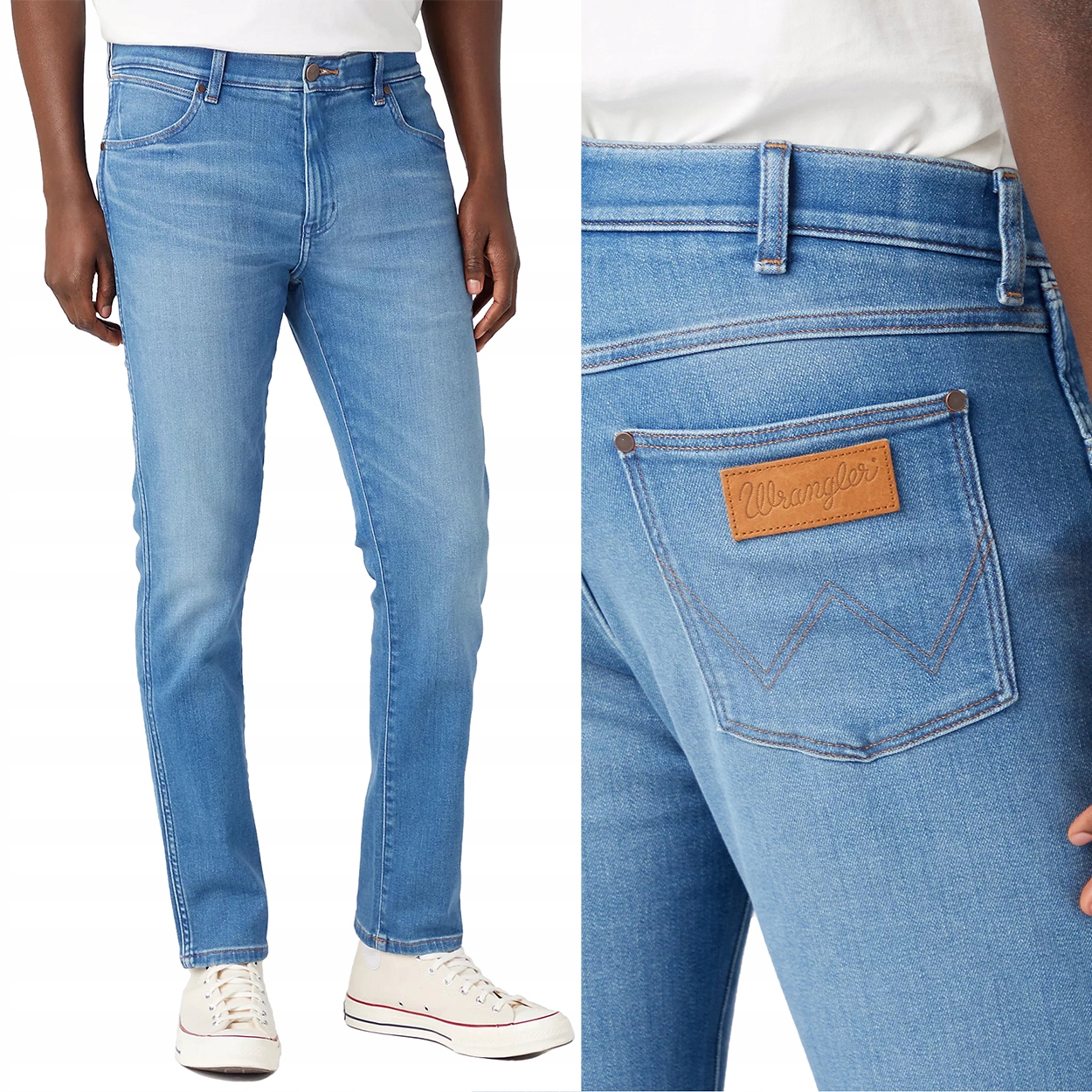 Wrangler Larston Cosmic Free To Stretch přiléhavé džínové kalhoty W27 L32