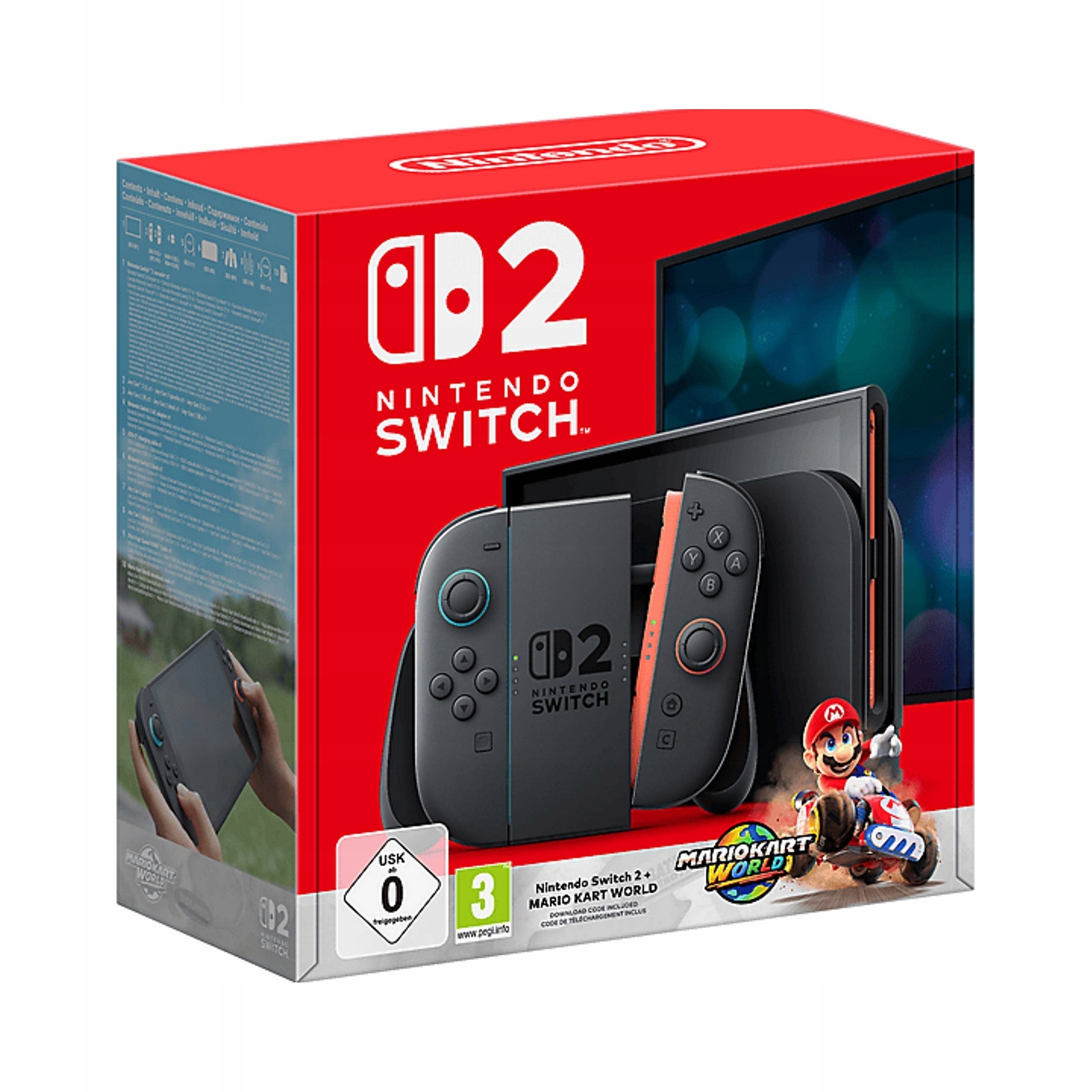Konsola Nintendo Switch 2 Czarna Mario Kart World