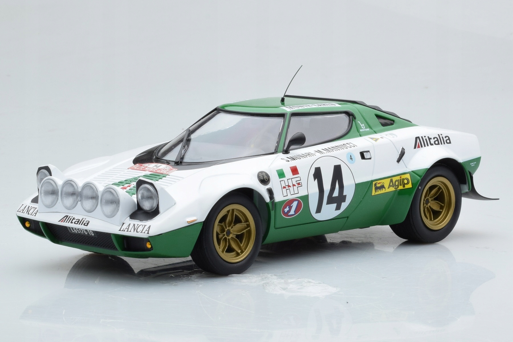 Lancia Stratos Alitalia n14 Munari Manucci Vítězové Rallye Monte Carlo Minic
