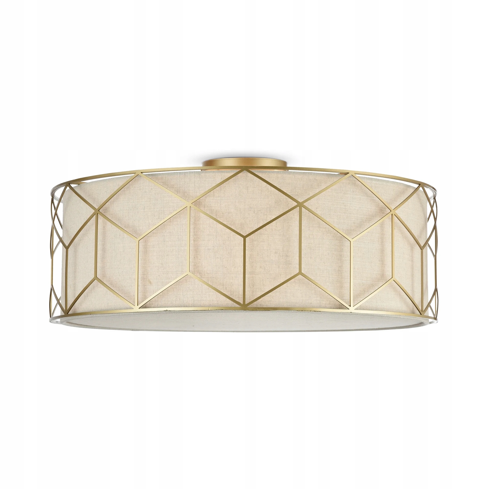 Stropná lampa stropné svietidlo ozdobná zlatá béžová okrúhla klasická 57 cm Maytoni