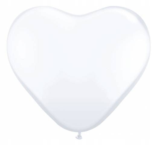 

Balony Białe Serca 10szt
