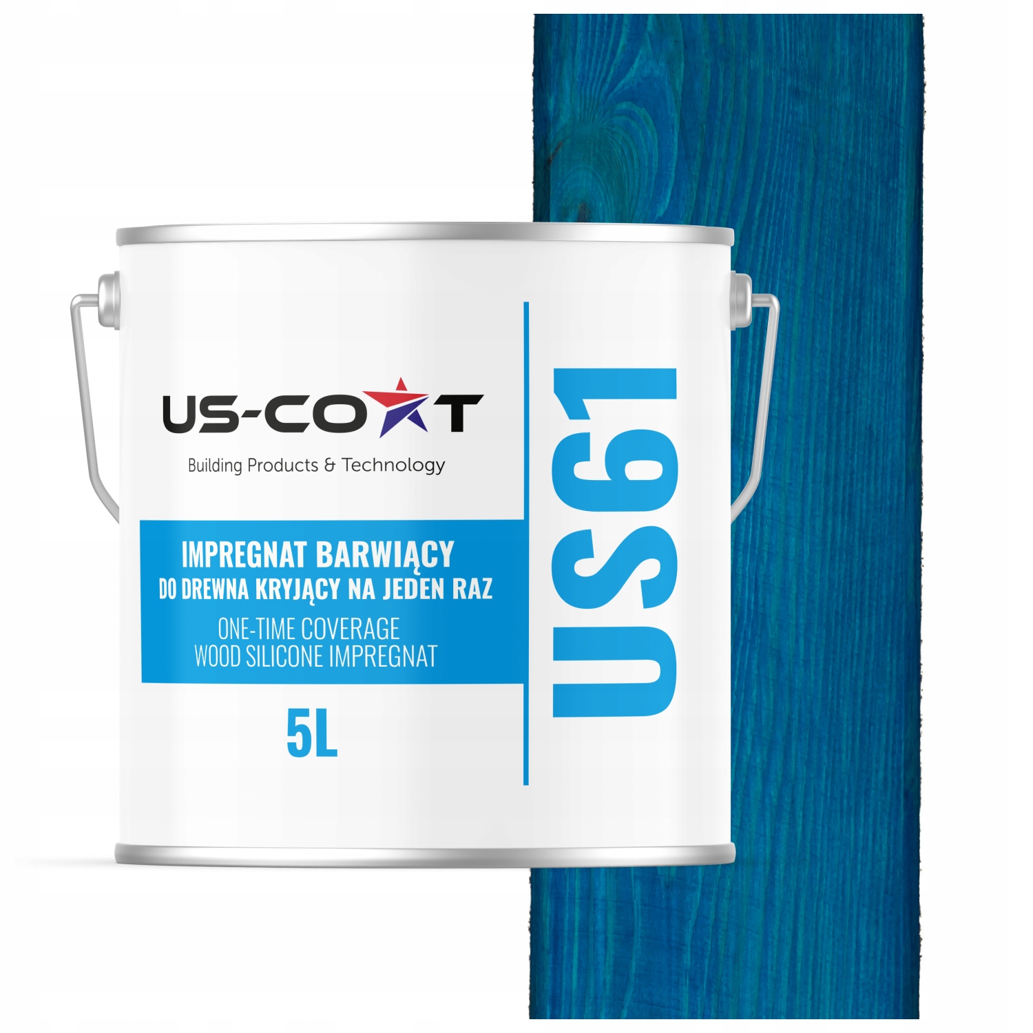 Impregnace Na Dřevo Extra Barva S Vosky Chránící Barvy Najednou Modrá 5L