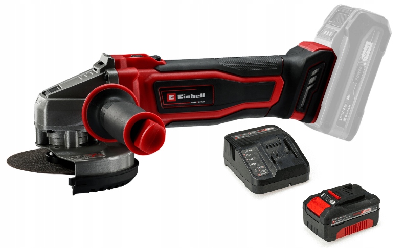Einhell Úhlová Bruska Tc-ag 18/125-2 Li Sada Akumulátor 4,0AH