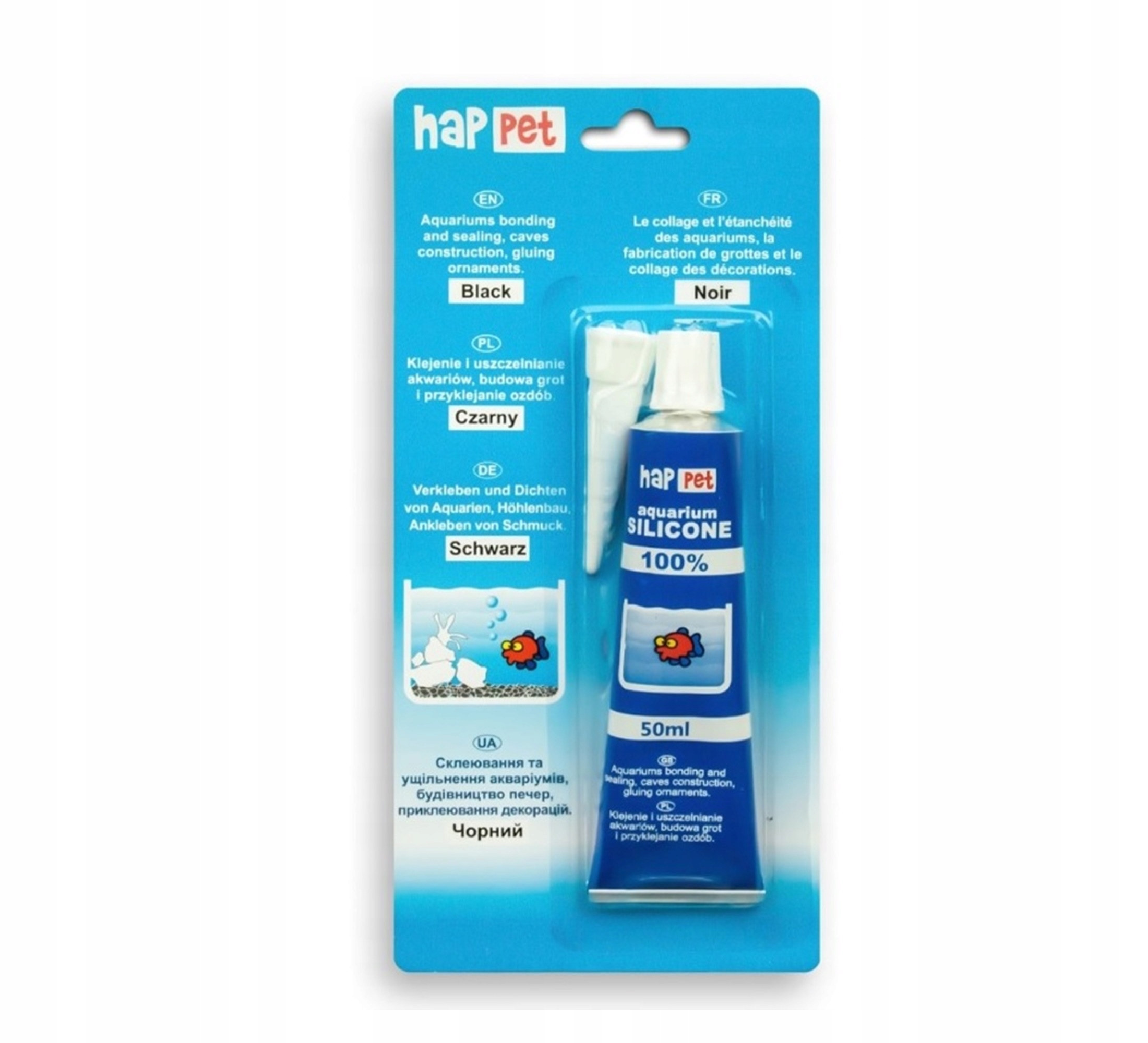 

Happet Silikon Akwarystyczny czarny 50ml