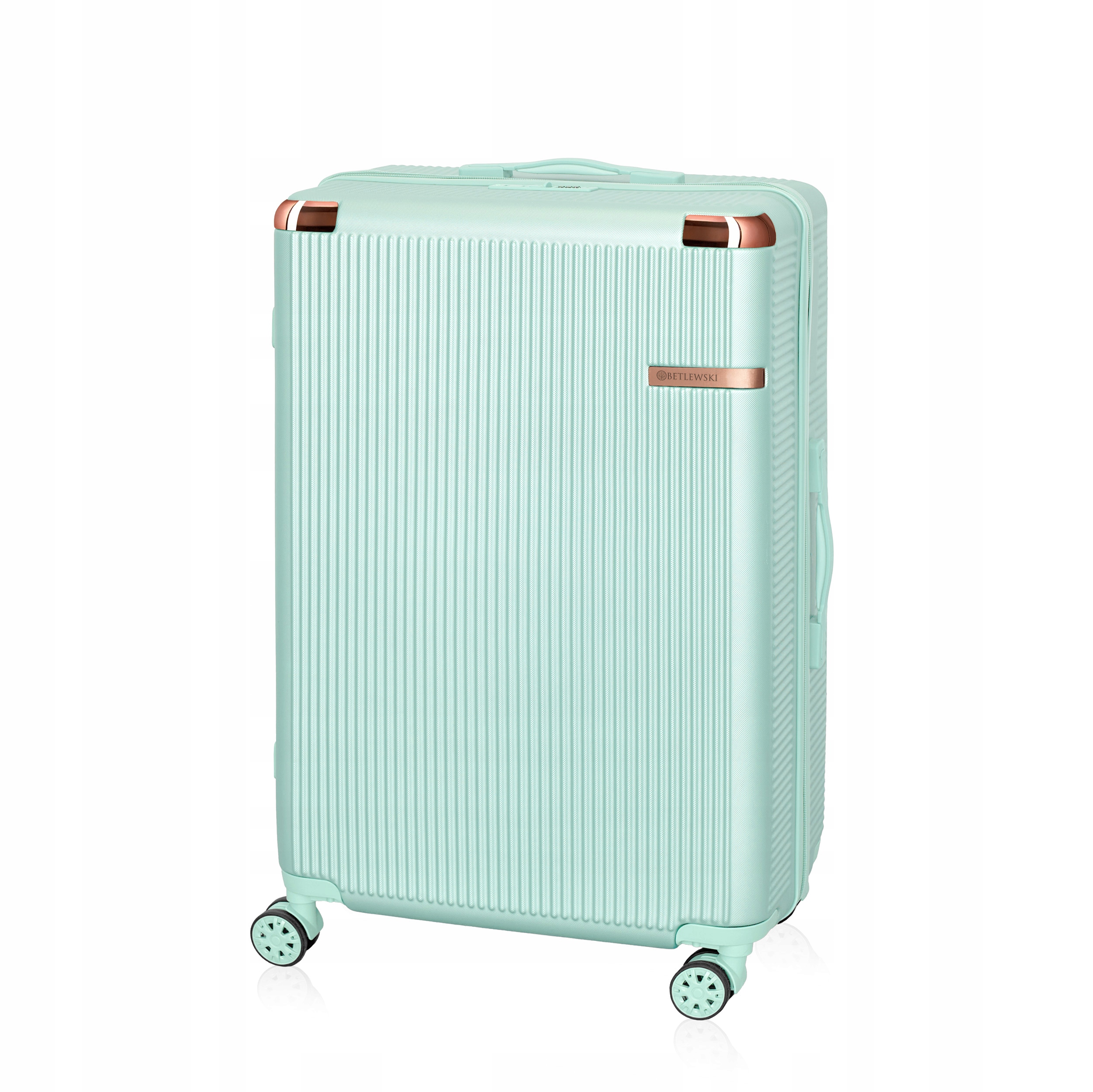 Duża walizka na wyjazd Betlewski twarda kobieca damska dla dziewczyny urlop