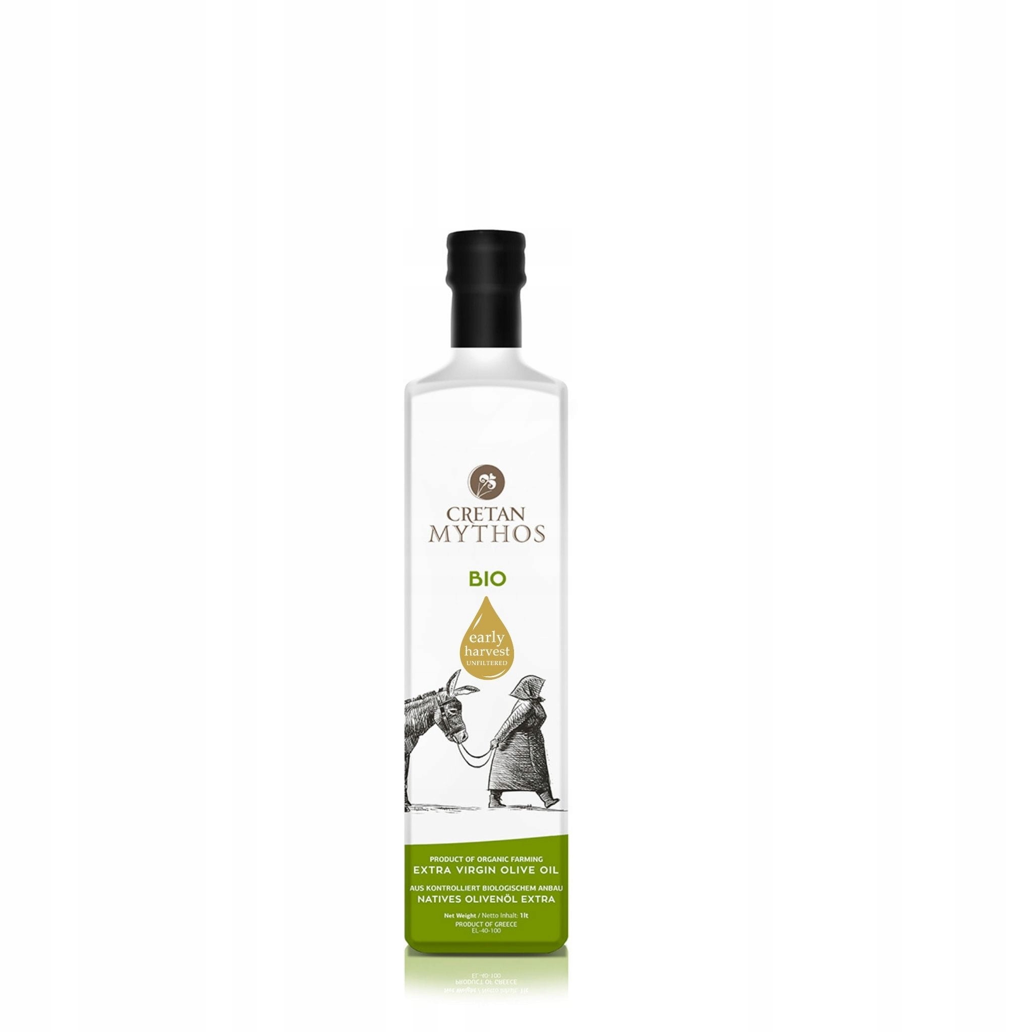 Cretan Mythos oliwa wczesnego zbioru extra virgin 1L Bio