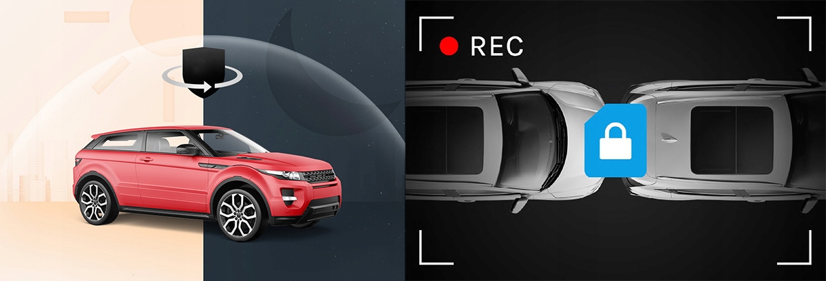 Kamera samochodowa 70mai A400 + RC09 SET Red + oryginalna karta 128GB Przekątna ekranu 2