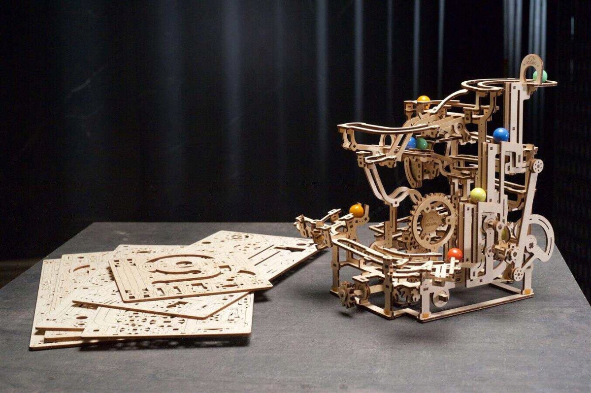 Puzzle 3D TOR KULKOWY Marble Run Wciągnik Poziomow Liczba elementów 315