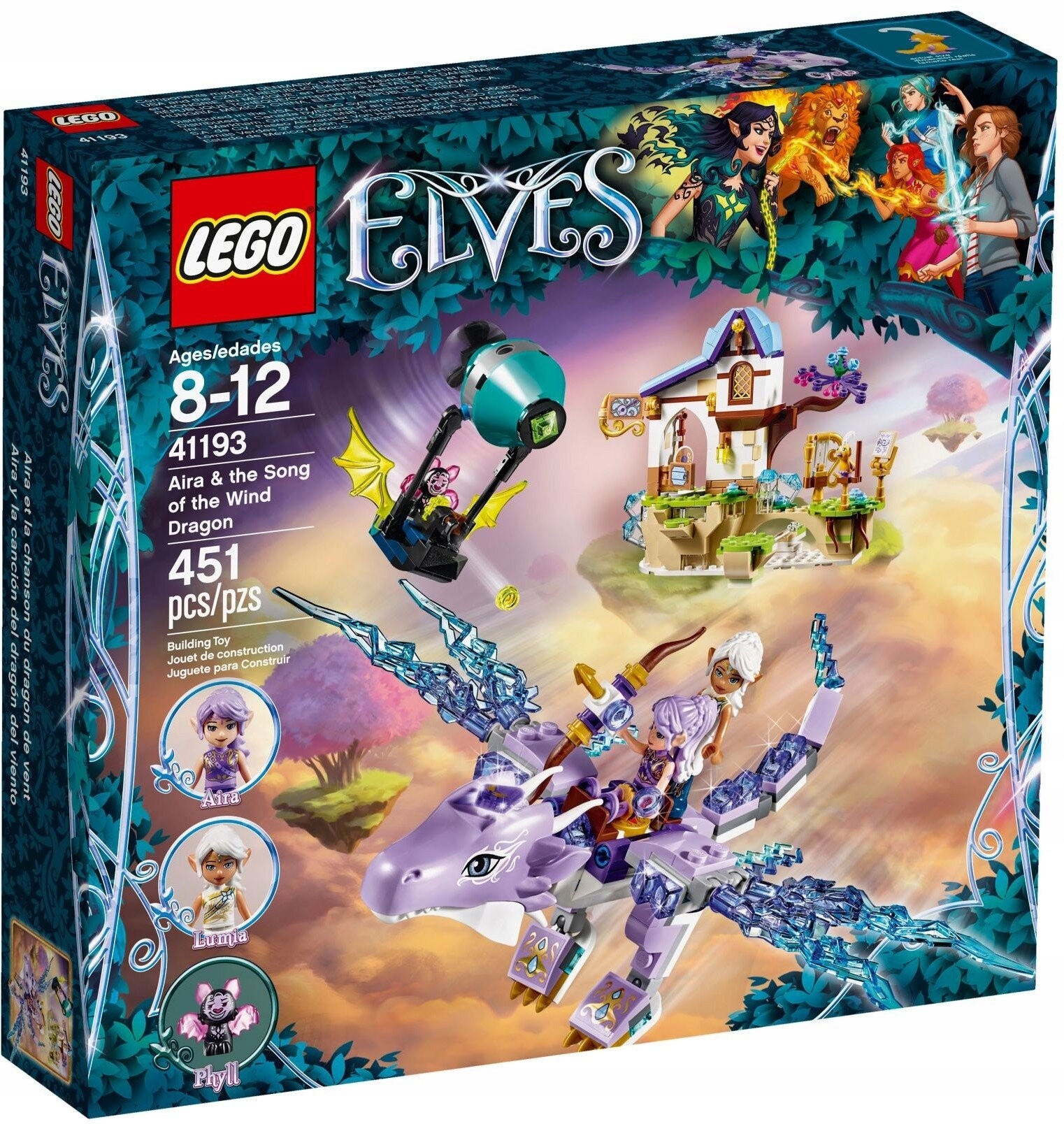 Lego Elves 41193 Aira a píseň draka větru Nové