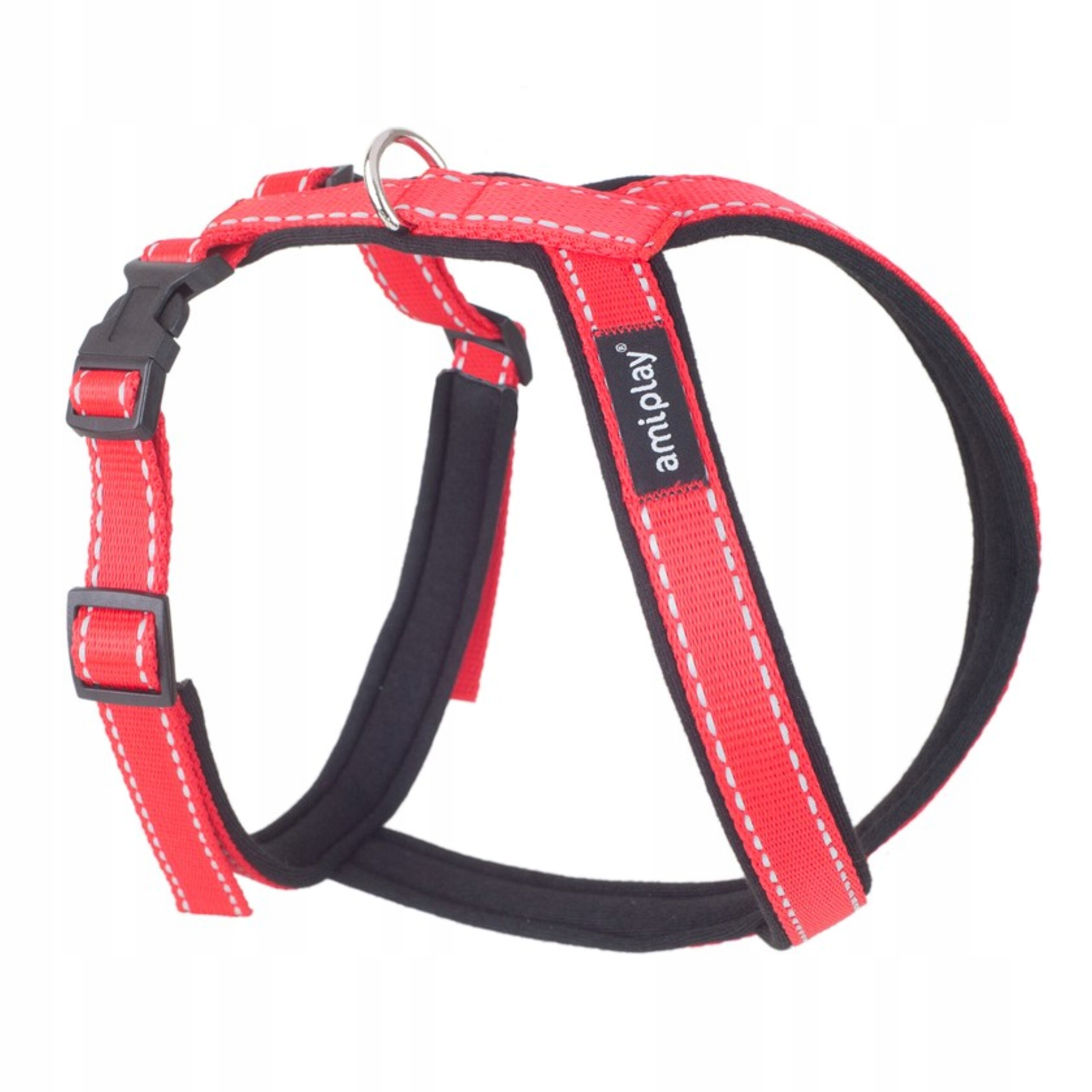 Levně Postroj pro malého psa Amiplay Reflective nastavitelný Grand Soft S 34 43 cm