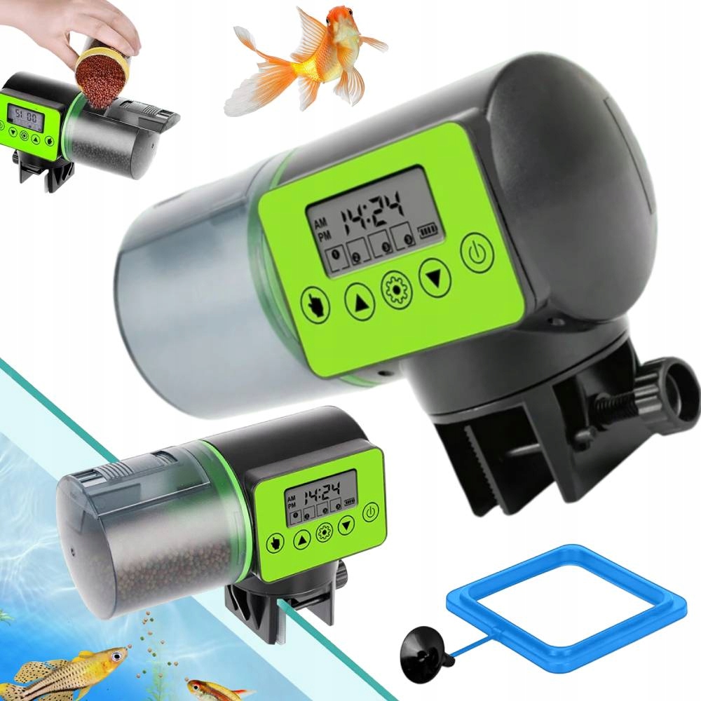 Levně Automatické Krmítko Pro Ryby Akvarijní Dávkovač Vysoká Kvalita 200 ML