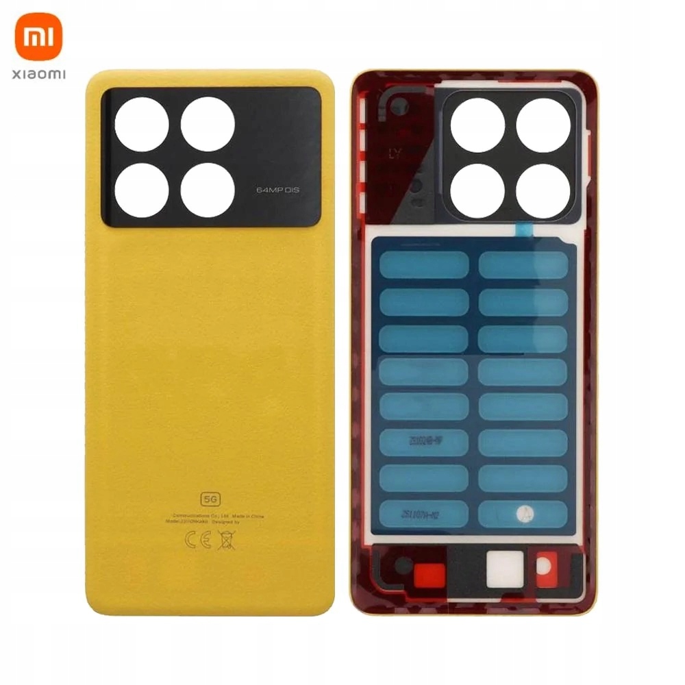 Klapka Baterii Xiaomi Poco X6 Pro Kolo Żółty