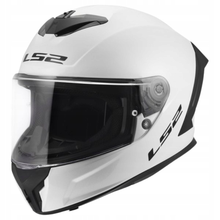 LS2 FF820 Rapid III Solid Gloss Biela Motocyklová Prilba Integrálna S