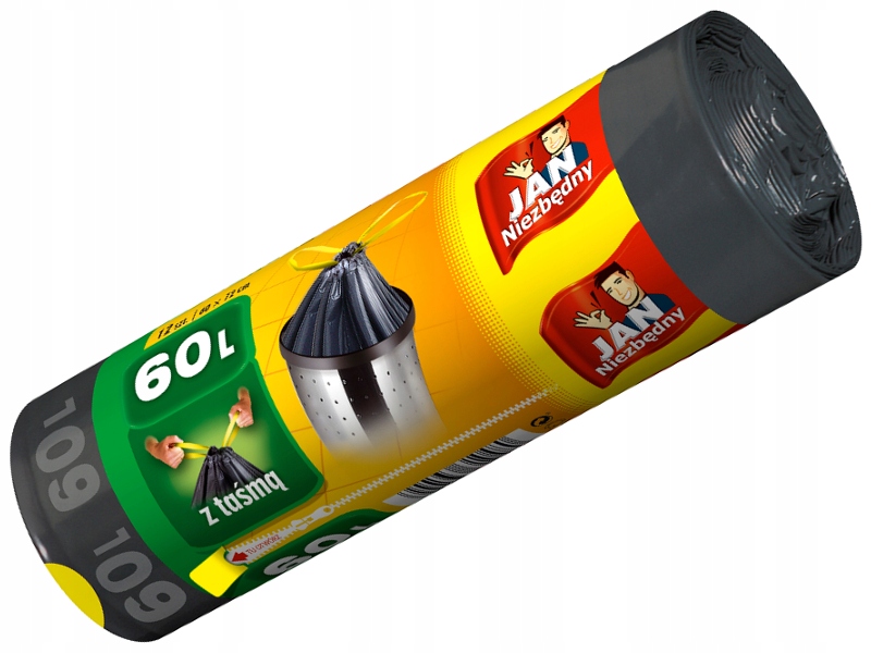 

Jan Niezbędny Worki Z Taśmą Classic 60L Hd Mocne